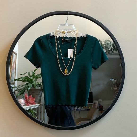 NWT The Workshop Green Top - Picture 10 of 10